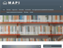 Tablet Screenshot of mapi.it